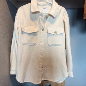 Suzy Cream Button-Up Jacket